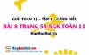 Giải bài 8 trang 58 Toán 11 tập 1 SGK Cánh Diều